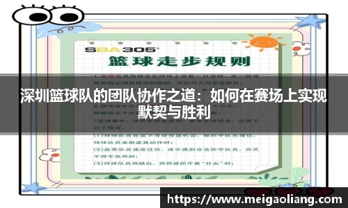 深圳篮球队的团队协作之道:如何在赛场上实现默契与胜利